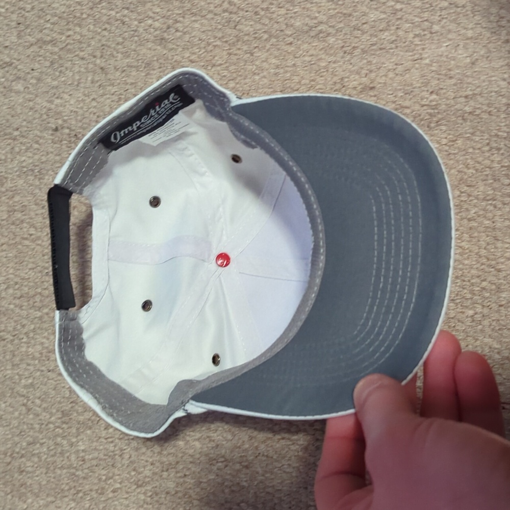 Imperial "EERS" West Virginia Mountaineers WVU Adjustable Golf Hat - Picture 5 of 7